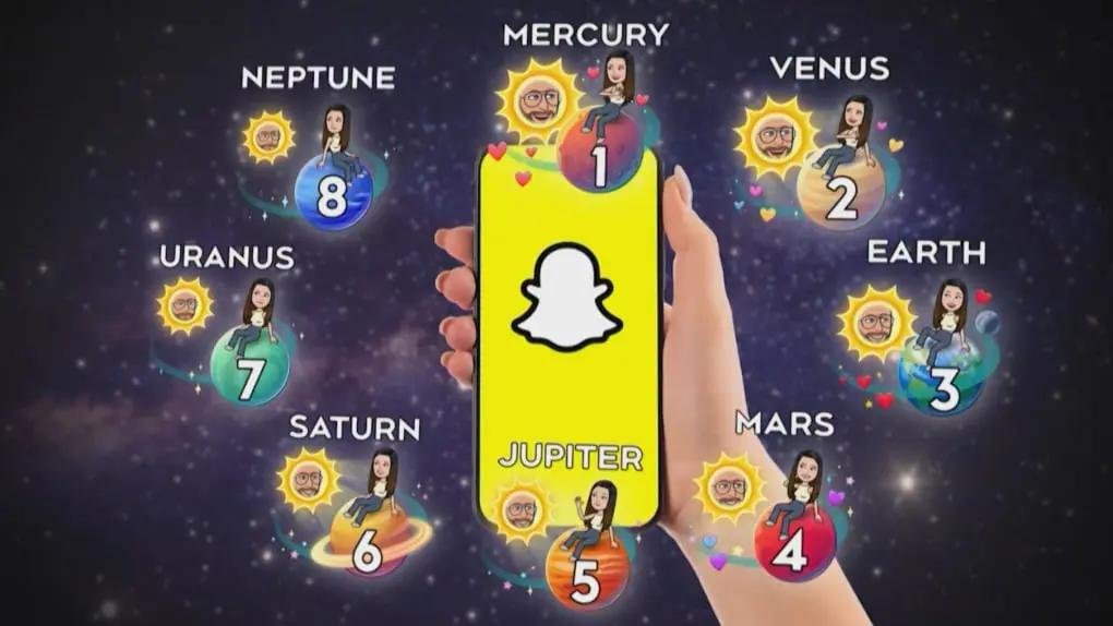 snapchat planets
