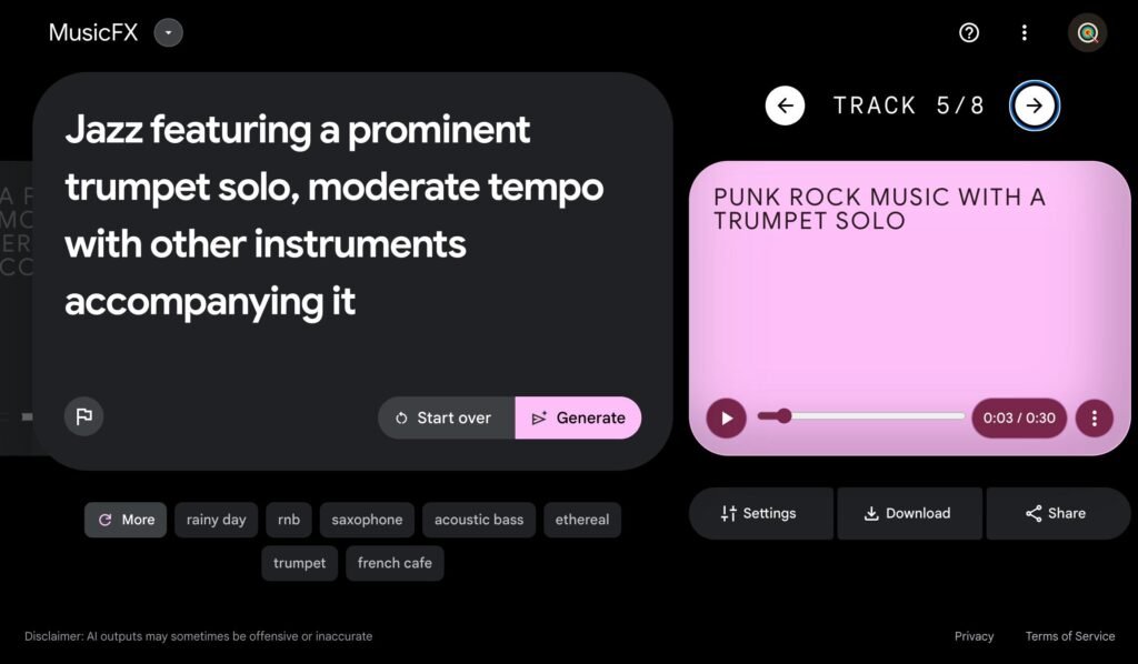 make ai music