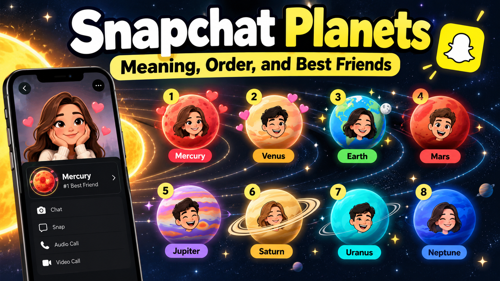 snapchat planets