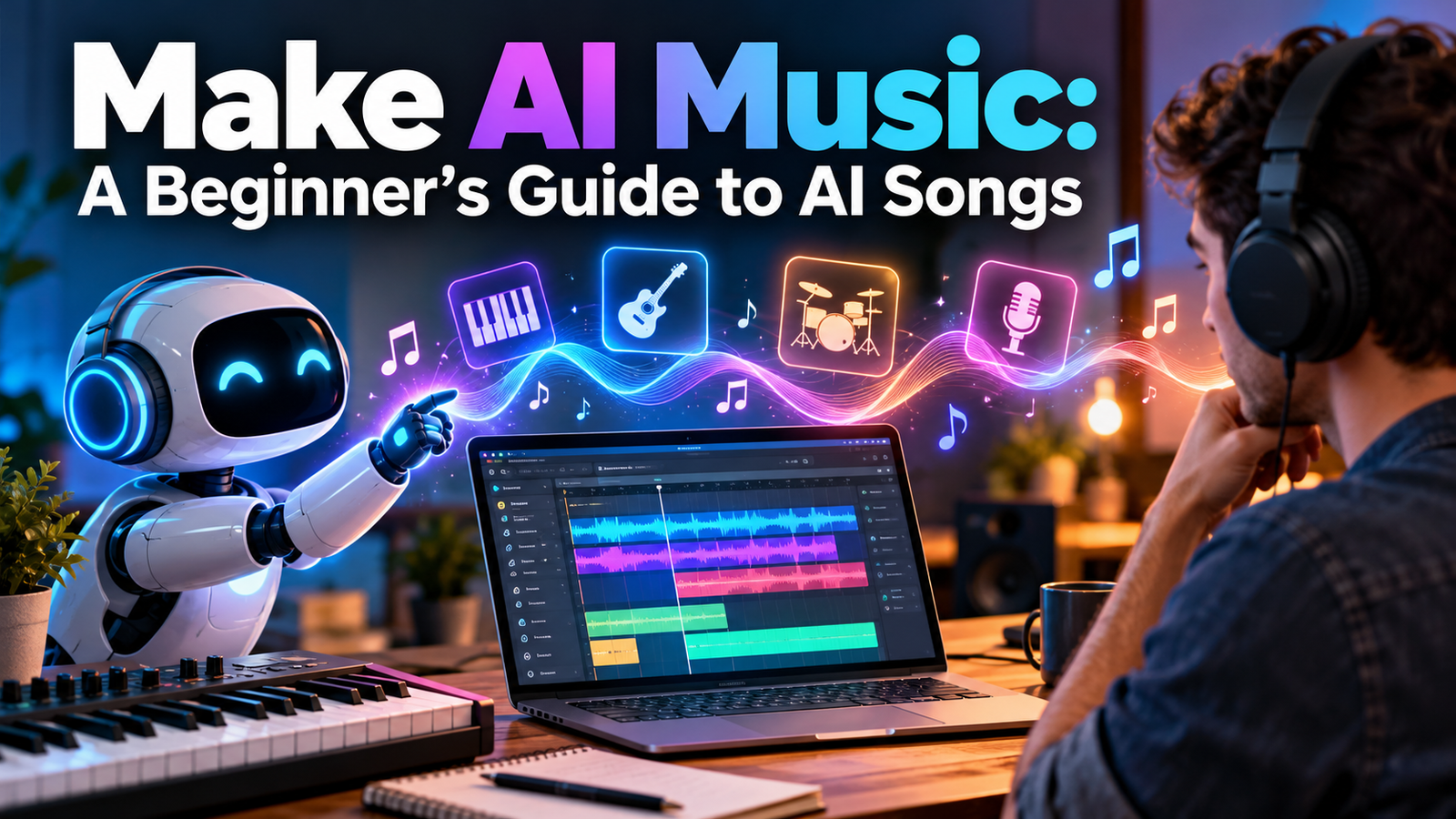 make ai music